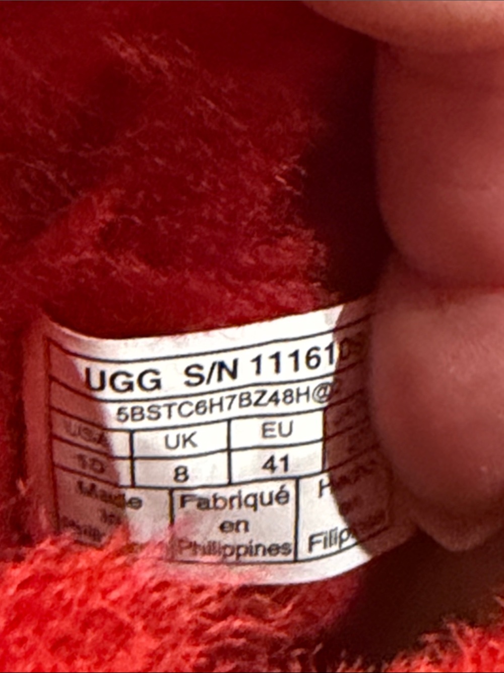 UGG | ✨NEW✨ Classic Ultra Mini in Ribbon Red - Picture 8 of 8